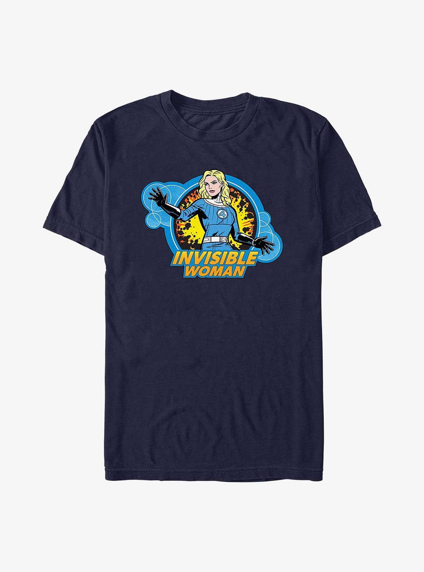 Marvel The Fantastic Four: First Steps Invisible Power T-Shirt, NAVY, hi-res