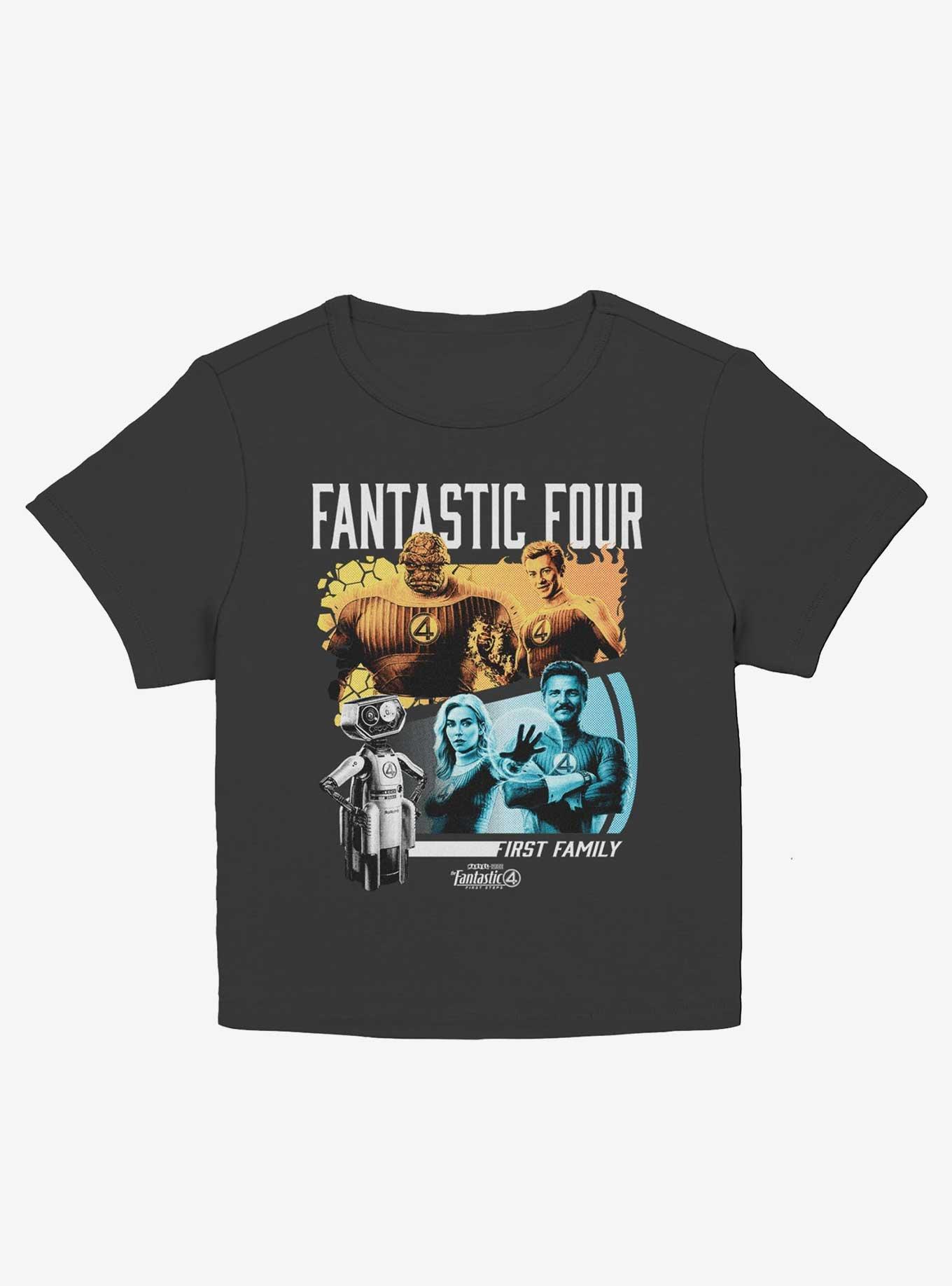 Marvel The Fantastic Four: First Steps Family N Herbie Girls Baby T-Shirt, BLACK, hi-res