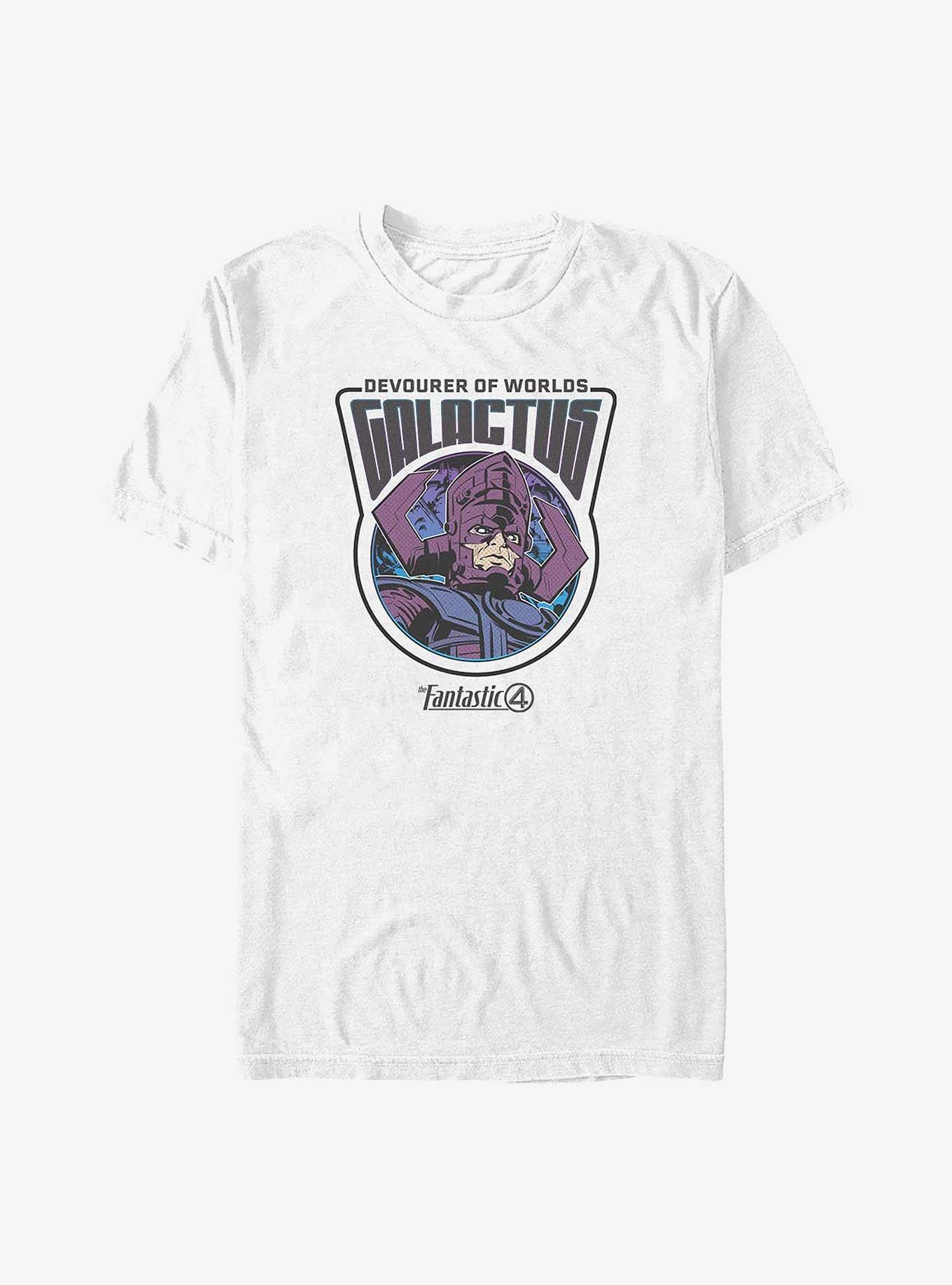 Marvel The Fantastic Four: First Steps Galactus Face T-Shirt, WHITE, hi-res
