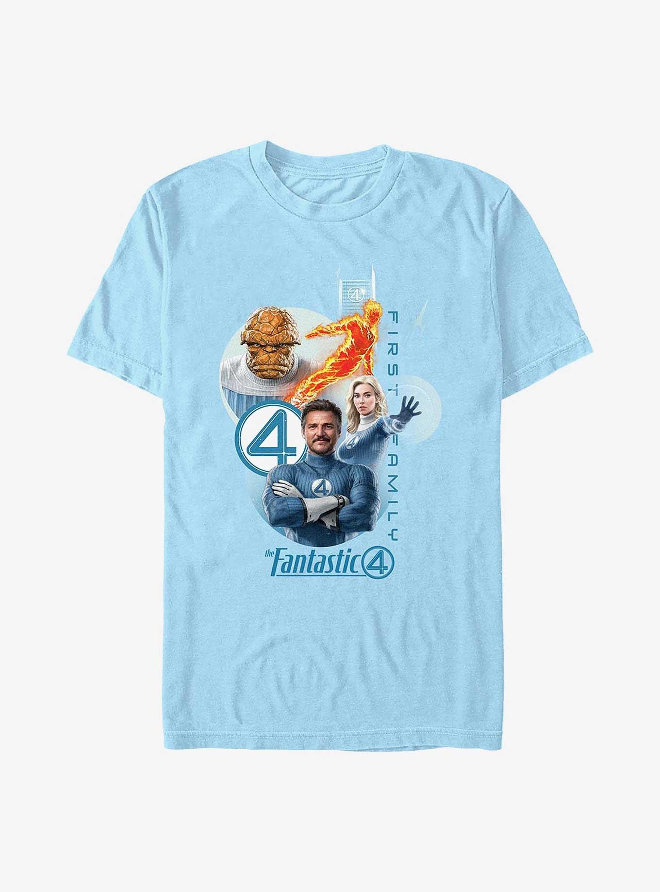 Marvel The Fantastic Four: First Steps First Family T-Shirt, LT BLUE, hi-res