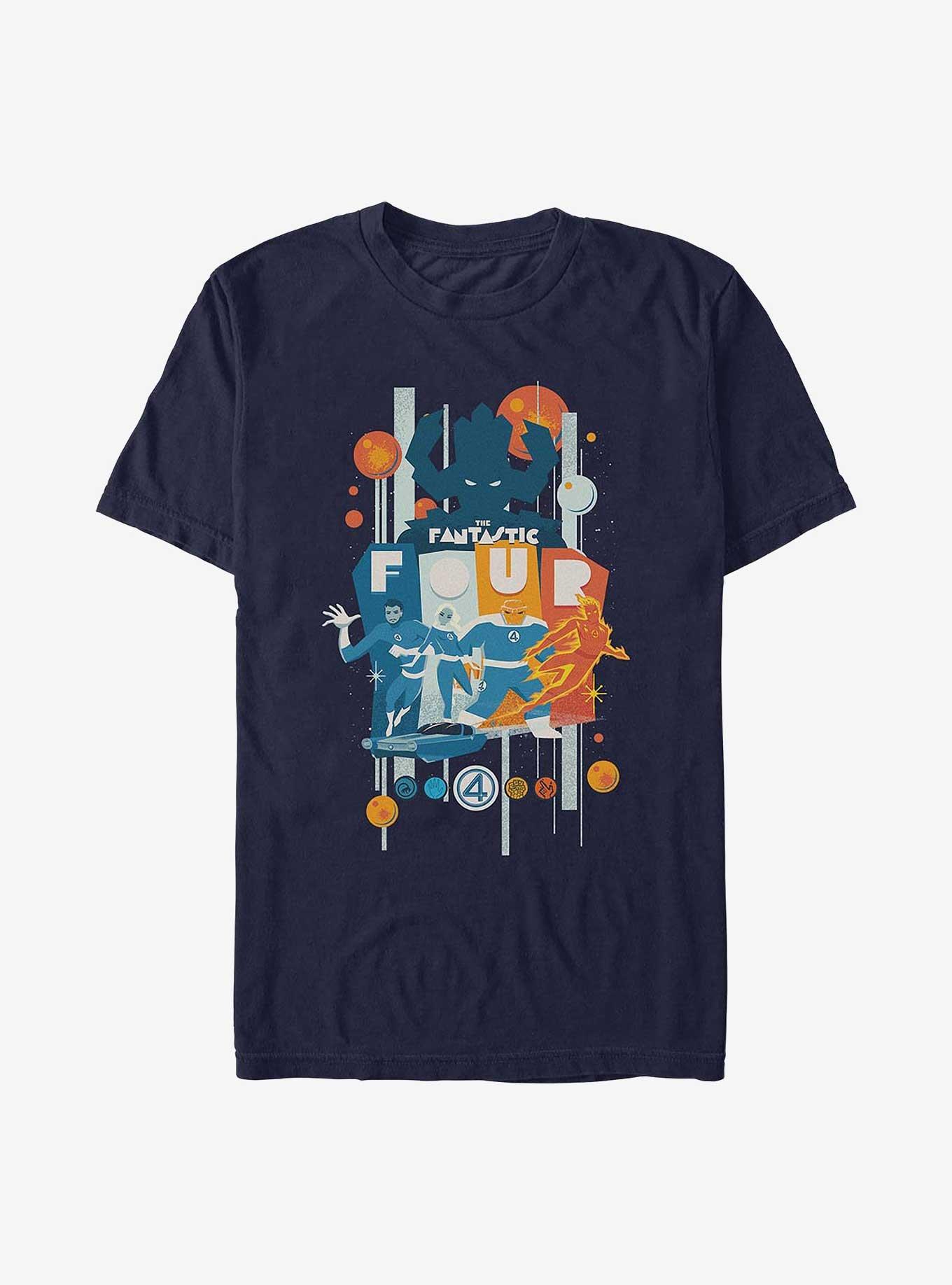 Marvel The Fantastic Four: First Steps Retro Cosmic Power T-Shirt