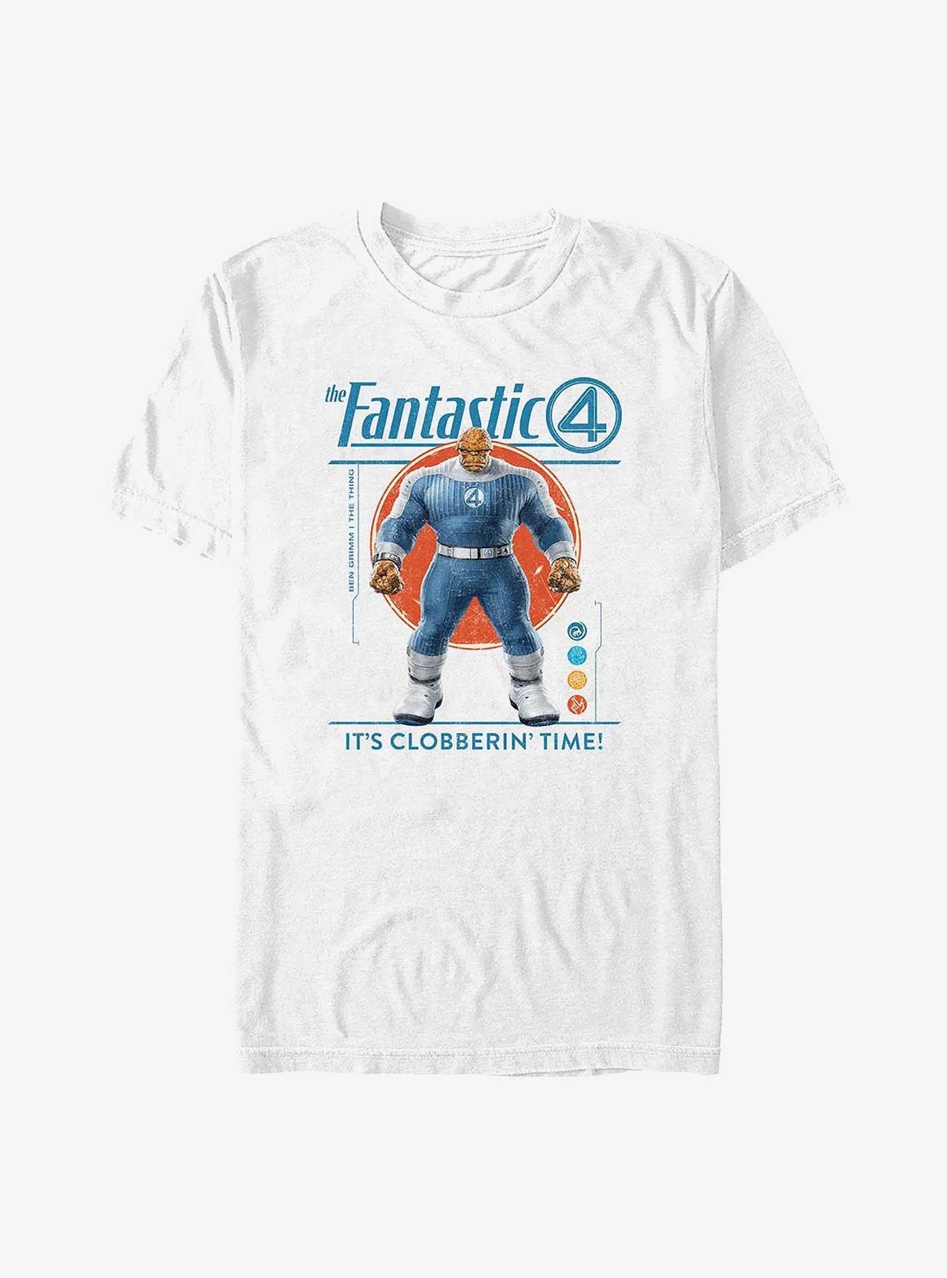 Marvel The Fantastic Four: First Steps The Thing Pose T-Shirt, WHITE, hi-res