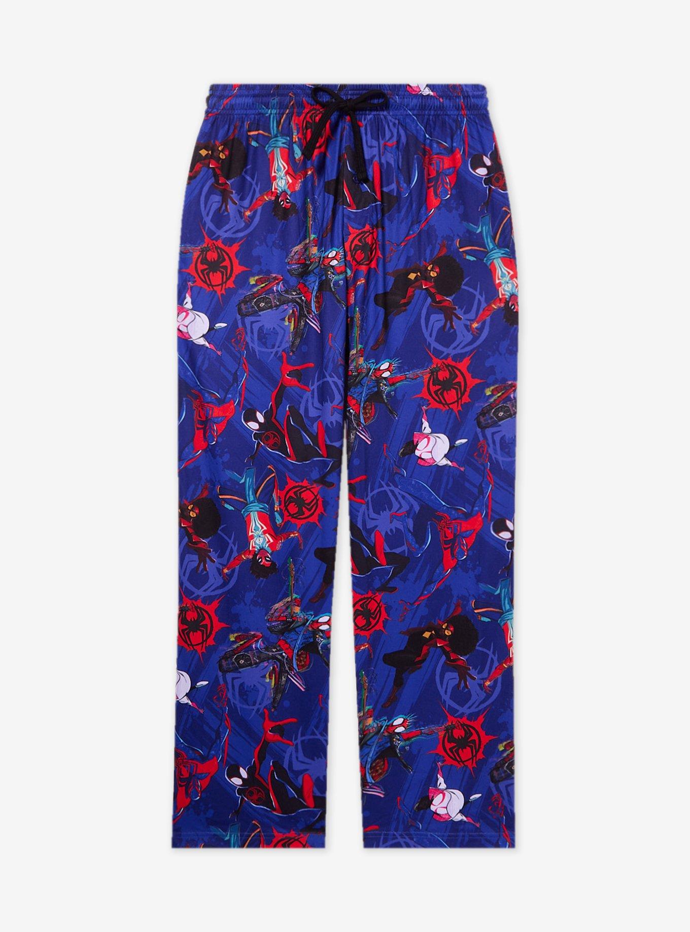 Marvel Spider-Man: Across the Spider-Verse Characters Allover Print Sleep Pants - BoxLunch Exclusive, , hi-res