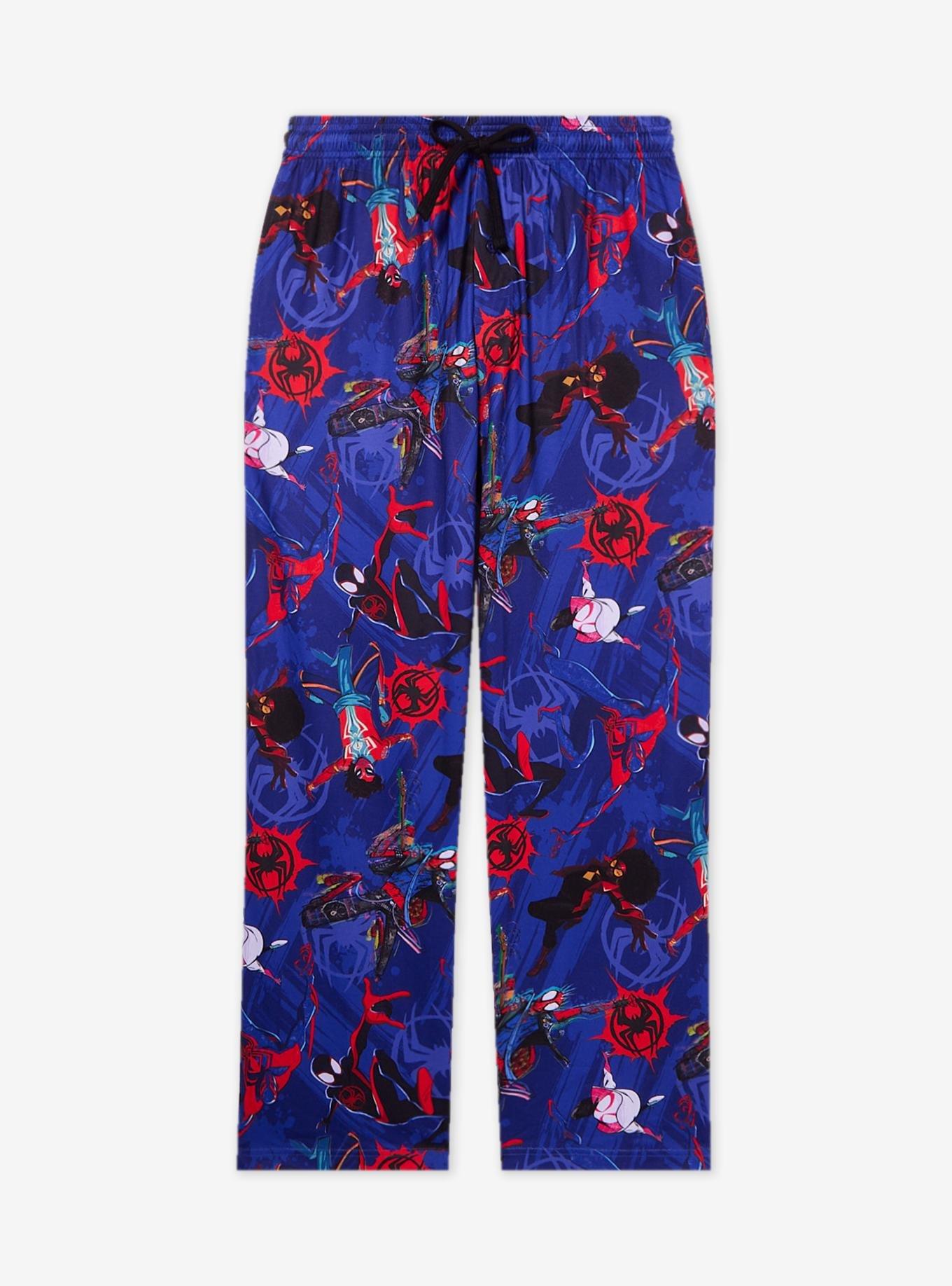 Marvel Spider-Man: Across the Spider-Verse Characters Allover Print Plus Size Sleep Pants - BoxLunch Exclusive, , hi-res
