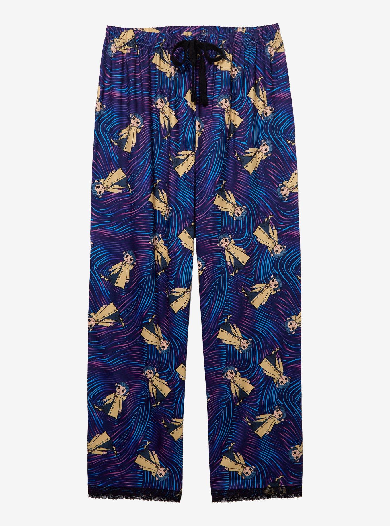 Coraline Doll Coraline Allover Print Plus Size Sleep Pants - BoxLunch Exclusive, , hi-res