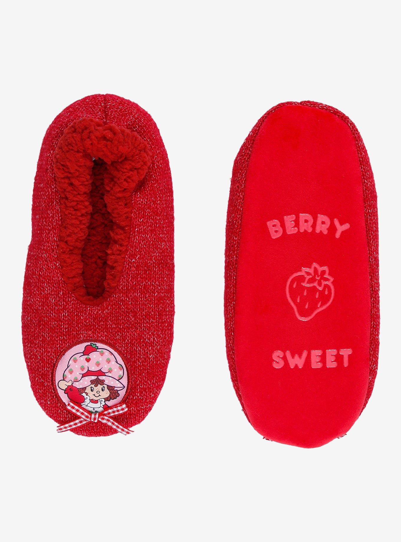 Strawberry Shortcake Berry Sweet Slipper Socks — BoxLunch Exclusive, , hi-res