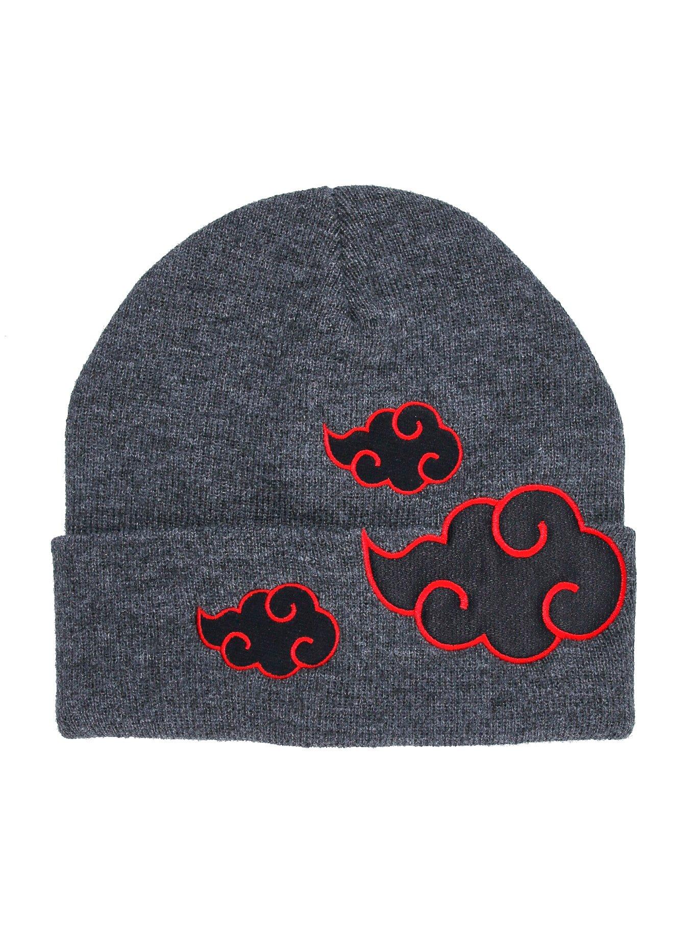 Naruto Shippuden Akatsuki Clouds Beanie — BoxLunch Exclusive, , hi-res