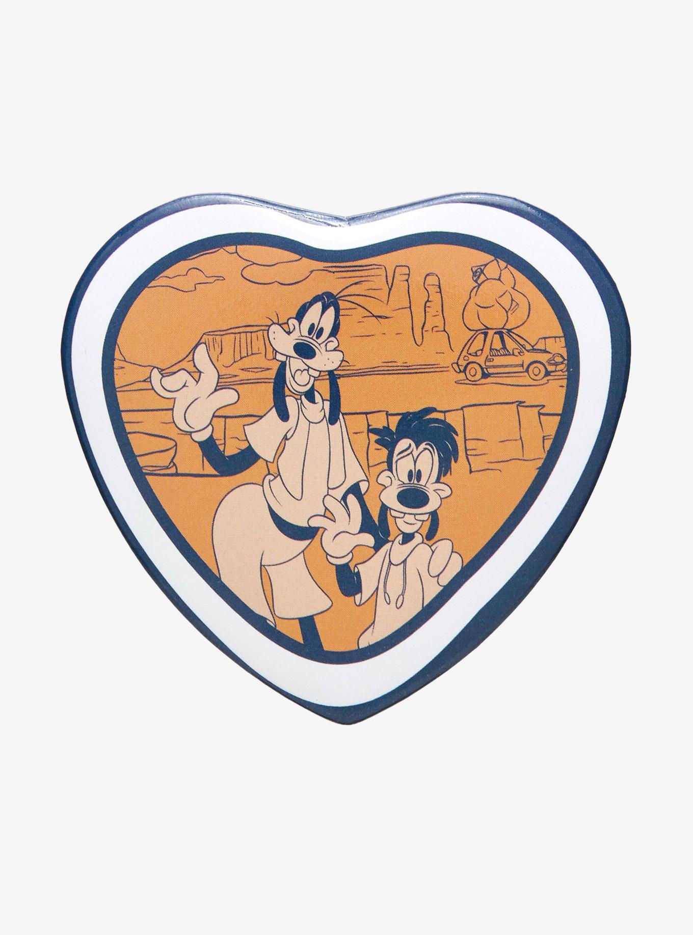 Disney A Goofy Movie Max & Goofy Heart Button Pin &mdash; BoxLunch Exclusive, , hi-res