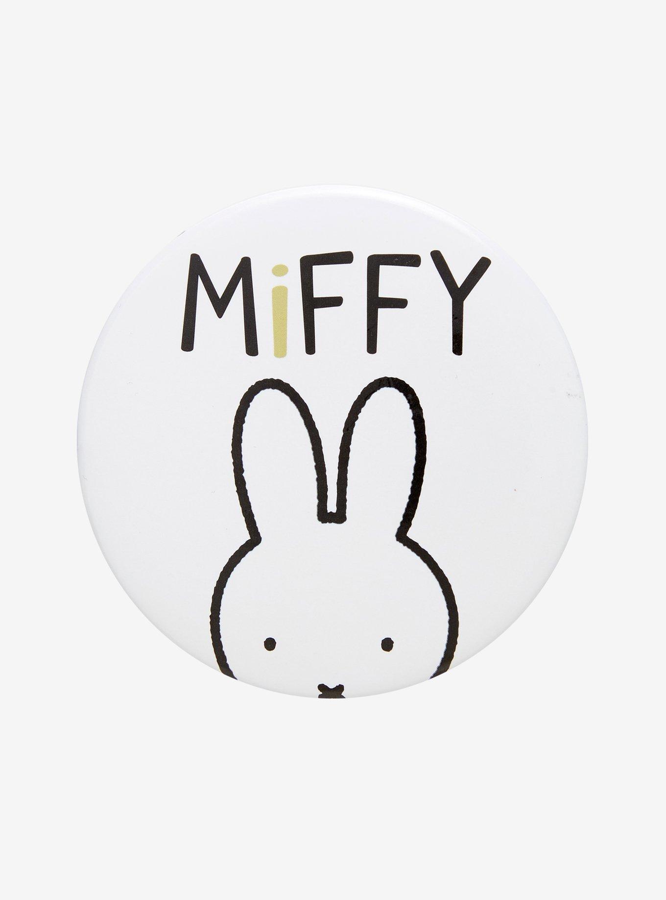 Miffy Name White Button Pin, , hi-res
