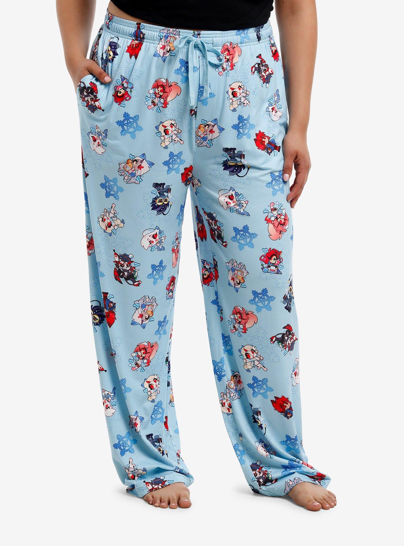 Hazbin Hotel Season 2 Chibi Holiday Pajama Pants Plus Size | Her