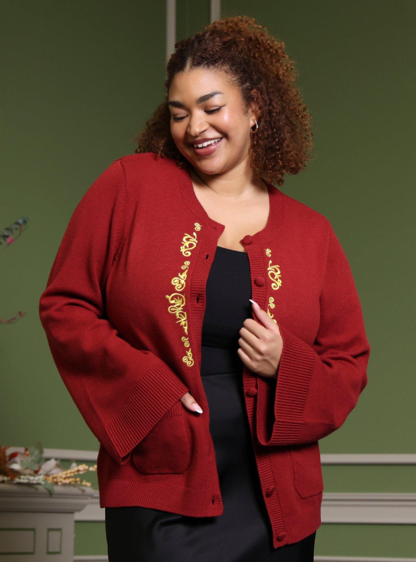 Her Universe Star Wars Queen Amidala Bell Sleeve Cardigan Plus Size Her Universe Exclusive