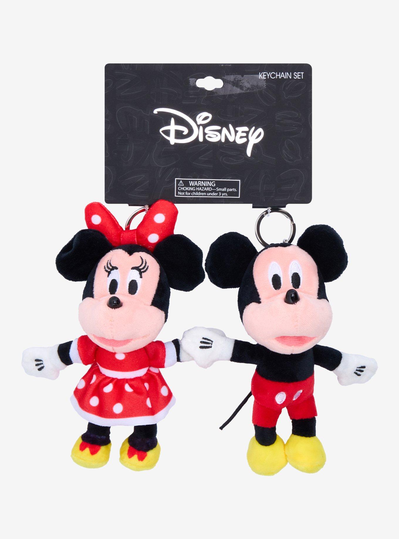 Disney Mickey & Minnie パッケージ 16個セット Disney Mickey & Minnie Plush Keychain Set — BoxLunch Exclusive