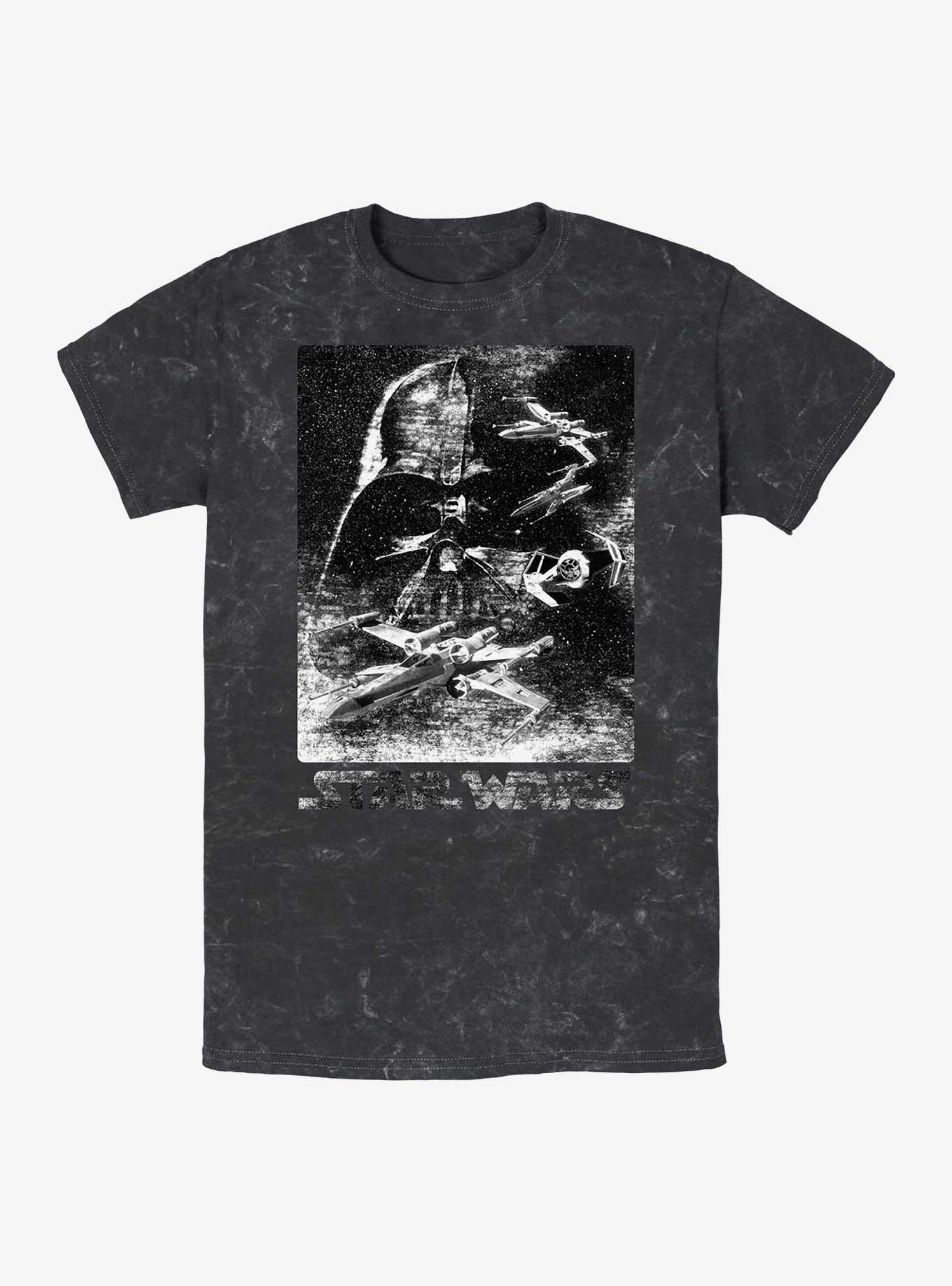 Star Wars Static Avenger Mineral Wash T-Shirt, BLACK, hi-res
