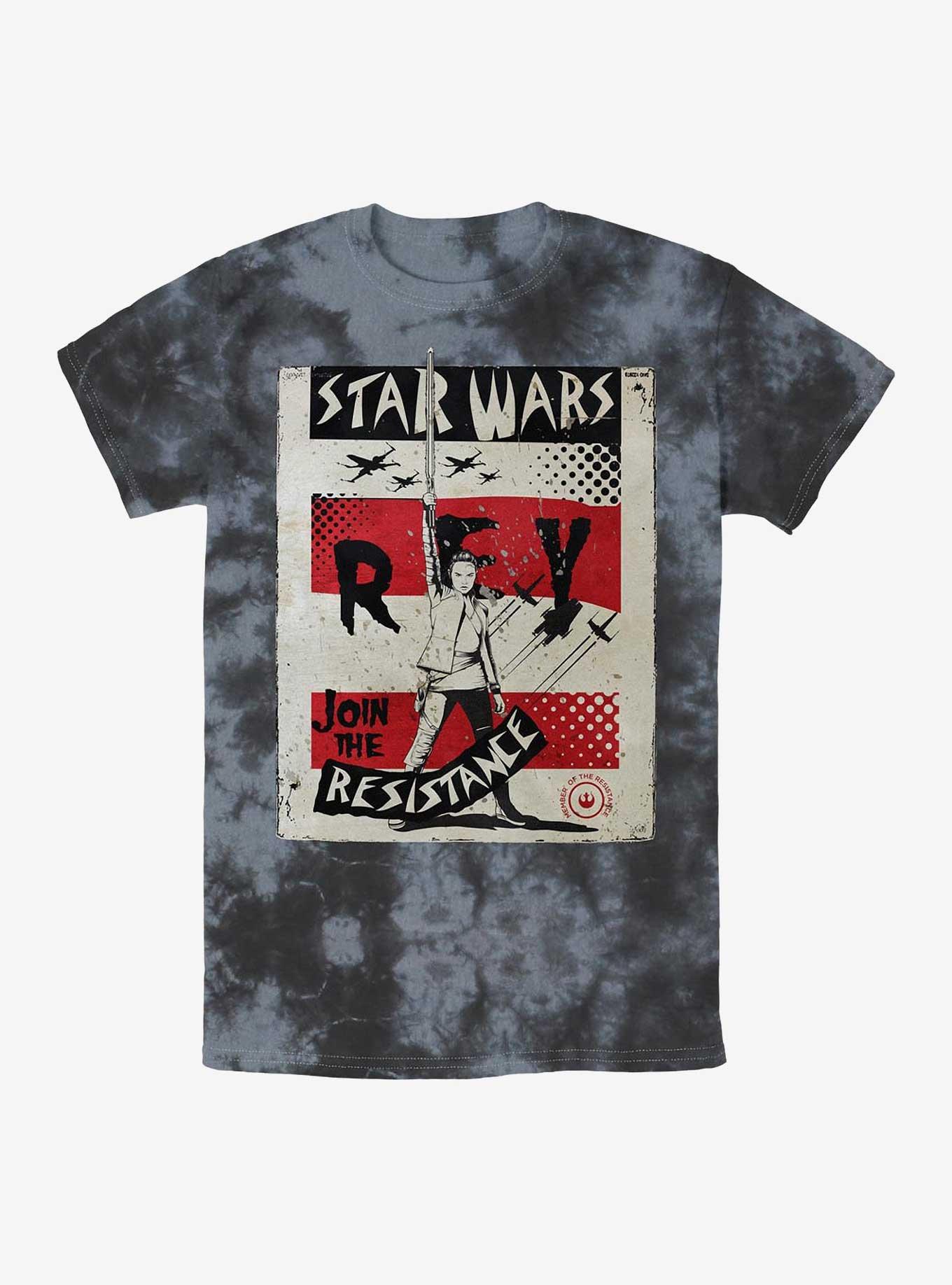 Star Wars Right Fist Tye-Dye T-Shirt, BLKCHAR, hi-res