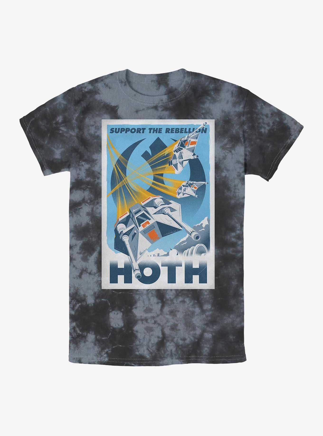 Star Wars Rebellion Support Tye-Dye T-Shirt, BLKCHAR, hi-res