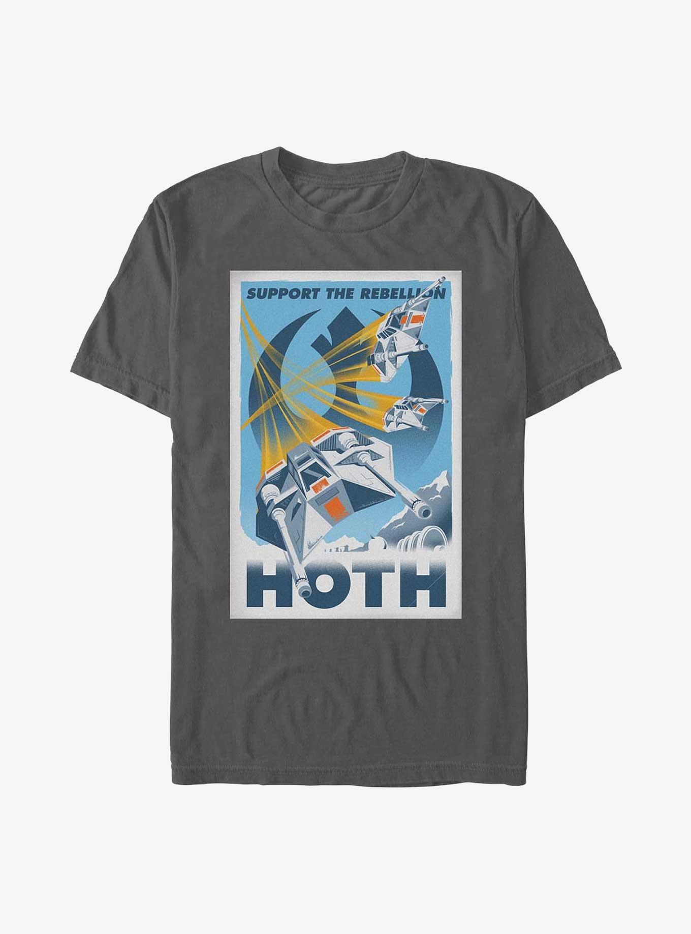 Star Wars Rebellion Support Garment-Dyed T-Shirt, PEPPER, hi-res