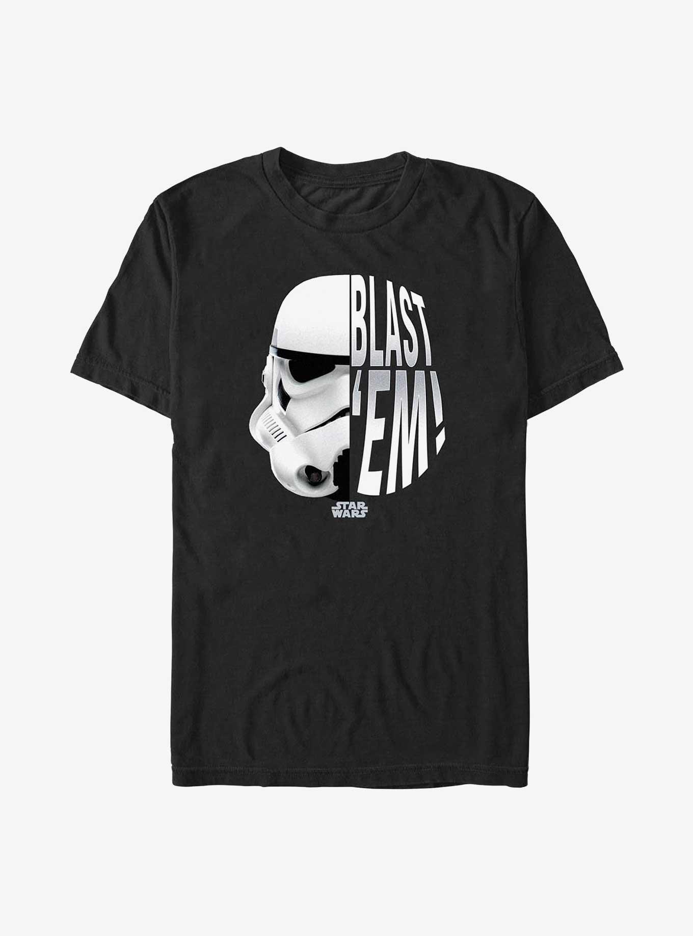 Star Wars Trooper Dark Split Garment-Dyed T-Shirt, BLACK, hi-res