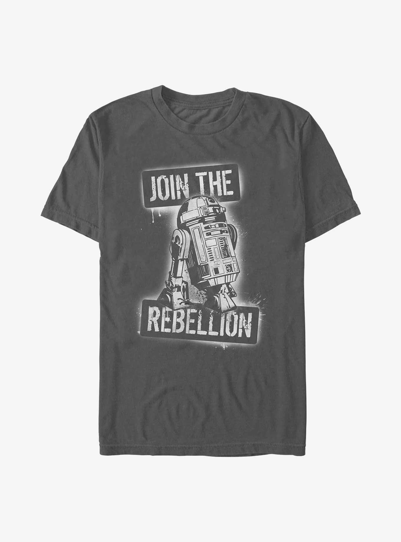 Star Wars Join The Rebels Garment-Dyed T-Shirt, PEPPER, hi-res