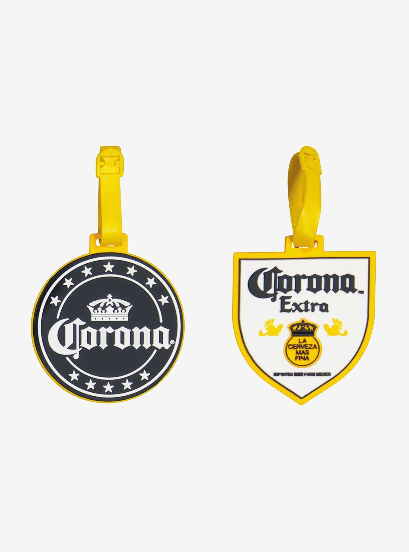 Corona Logo Badge 2-Piece Luggage Tag Set, , hi-res