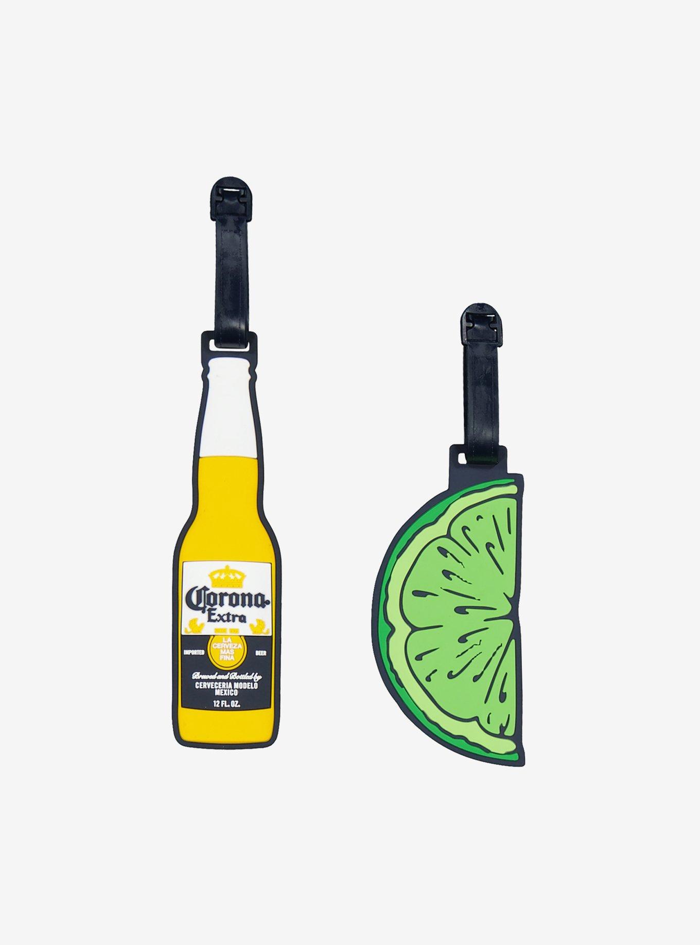 Corona Bottle & Lime 2-Piece Luggage Tag Set, , hi-res