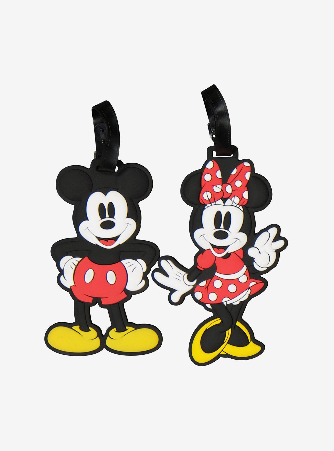 Disney Mickey & Minnie Mouse Classic 2-Piece Luggage Tag Set, , hi-res