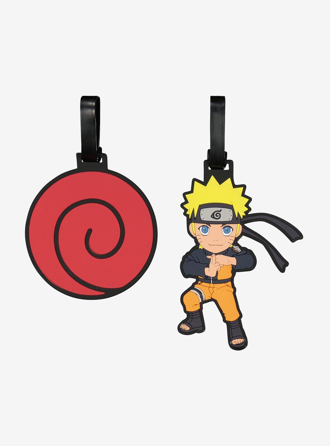 Naruto Uzumaki & Hidden Leaf Cloud 2-Piece Luggage Tag Set, , hi-res