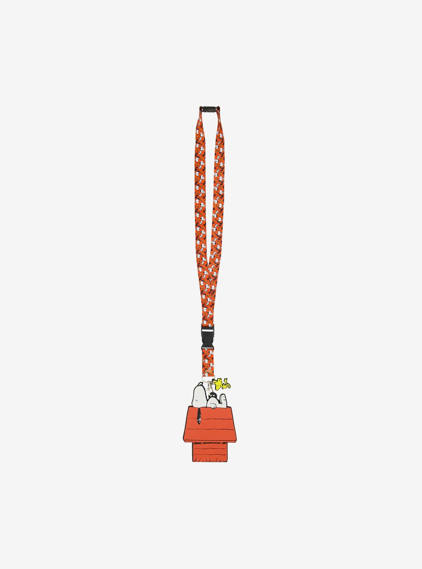 Peanuts Snoopy & Woodstock Doghouse Lanyard, , hi-res