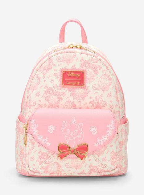 4 piece Disney Loungefly Backpack/Matching Wallet #294 Funk Pop Maria Loungefly Disney The Aristocats Marie Floral Mini Backpack  main image 4