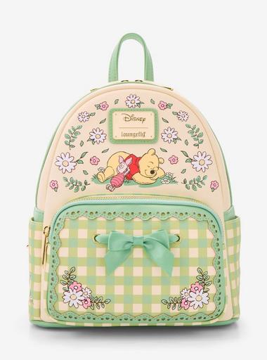 Loungefly Disney Winnie the Pooh Floral Gingham Mini  display picture 1