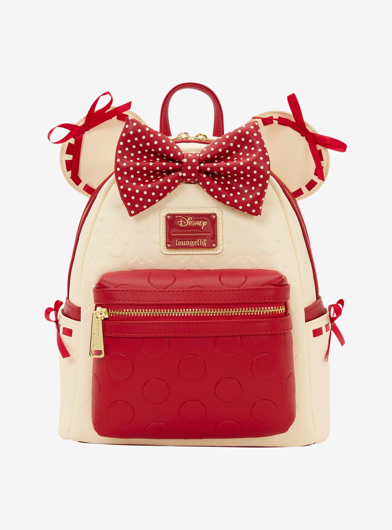 Loungefly Disney Minnie Mouse Polka Dot Mini Backpack, , hi-res