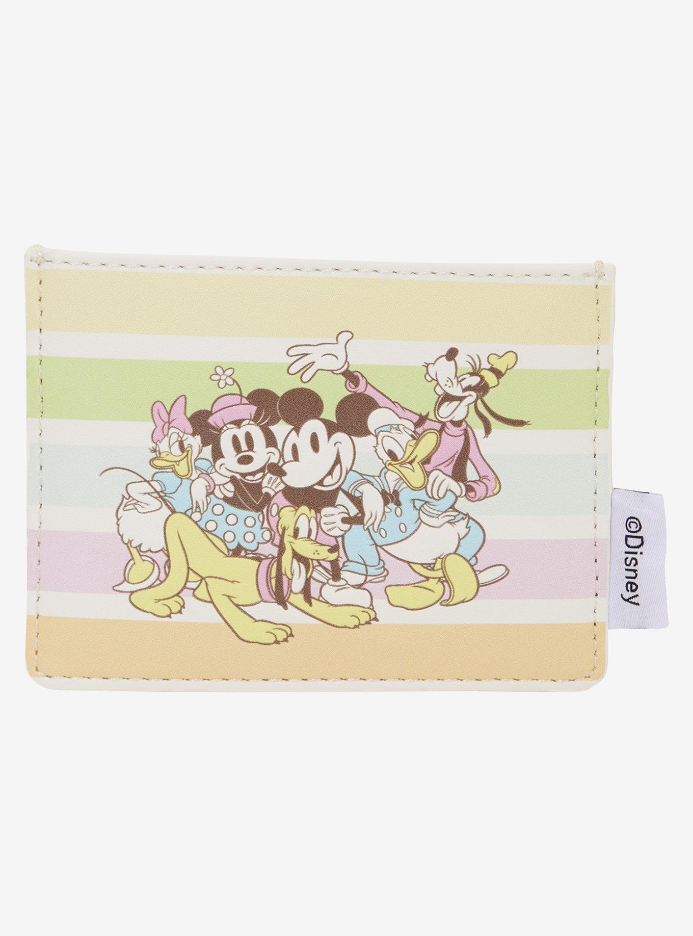 Loungefly Disney Mickey & Friends Rainbow Stripe Cardholder