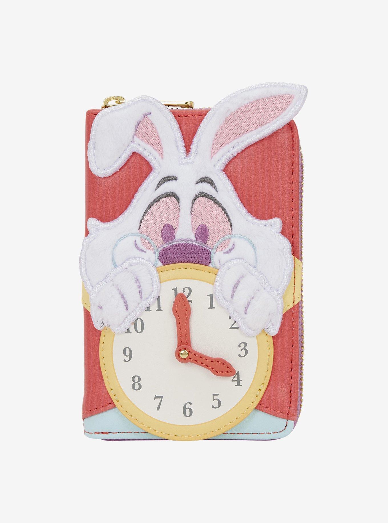 Loungefly Disney Alice in Wonderland White Rabbit Wallet, , hi-res