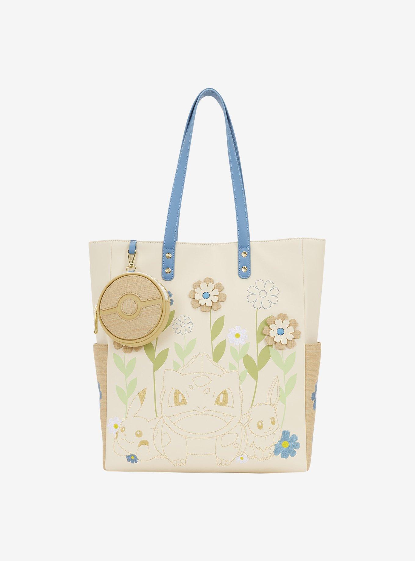 Loungefly Pok&eacute;mon Floral Tote Bag & Coin Purse, , hi-res