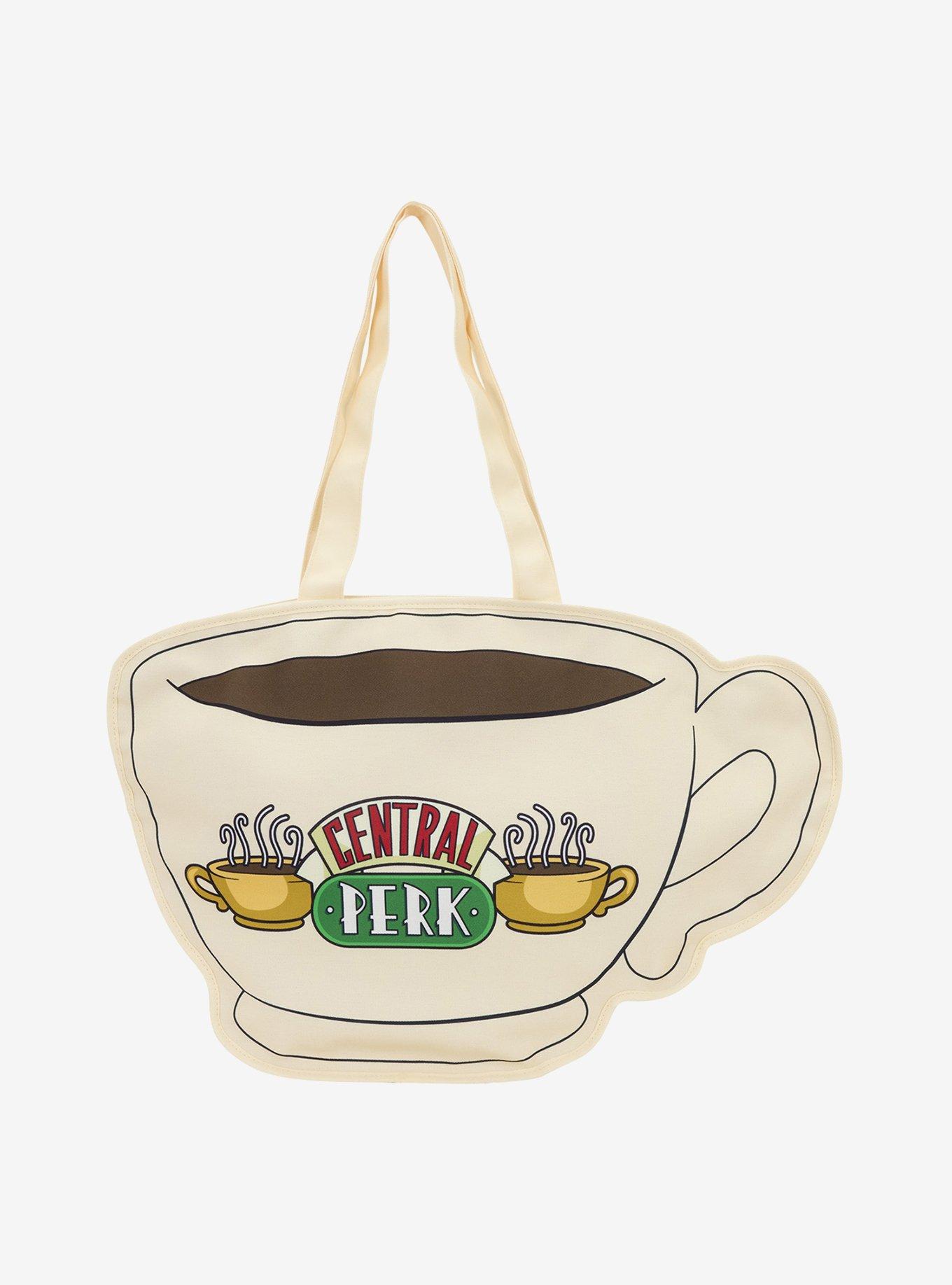 Loungefly Friends Central Perk Coffee Cup Oversized Canvas Tote Bag, , hi-res
