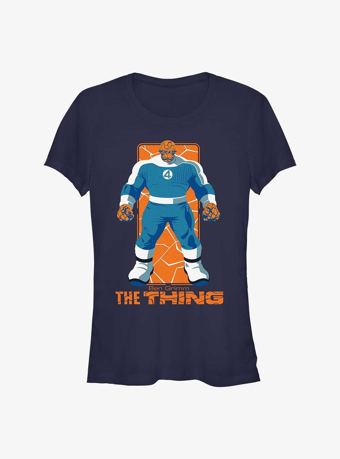 Marvel The Fantastic Four: First Steps The Thing Hero Girls T-Shirt, NAVY, hi-res