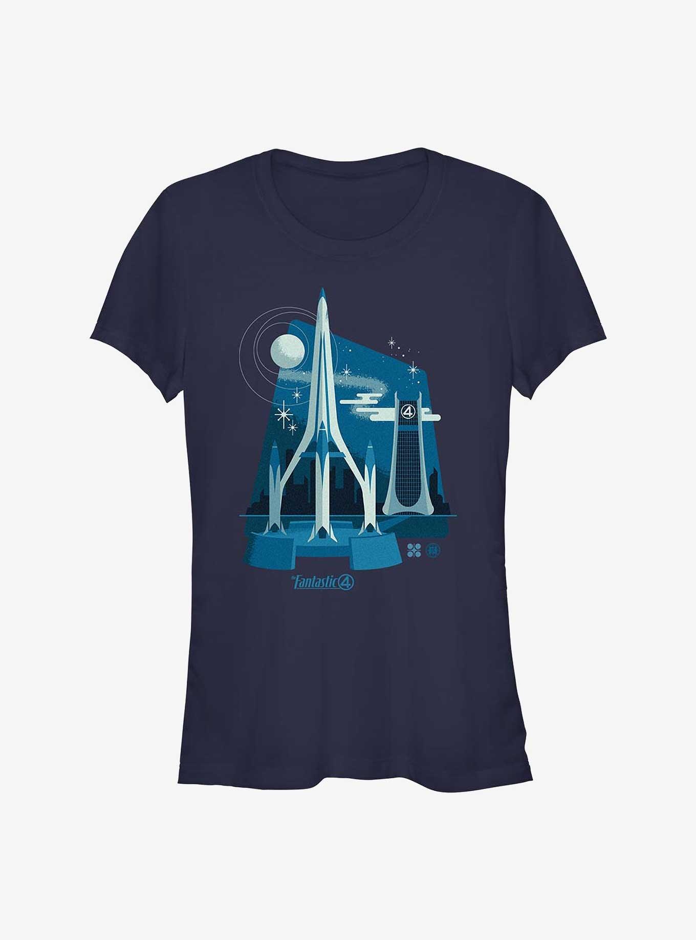 Marvel The Fantastic Four: First Steps Big City Girls T-Shirt, NAVY, hi-res