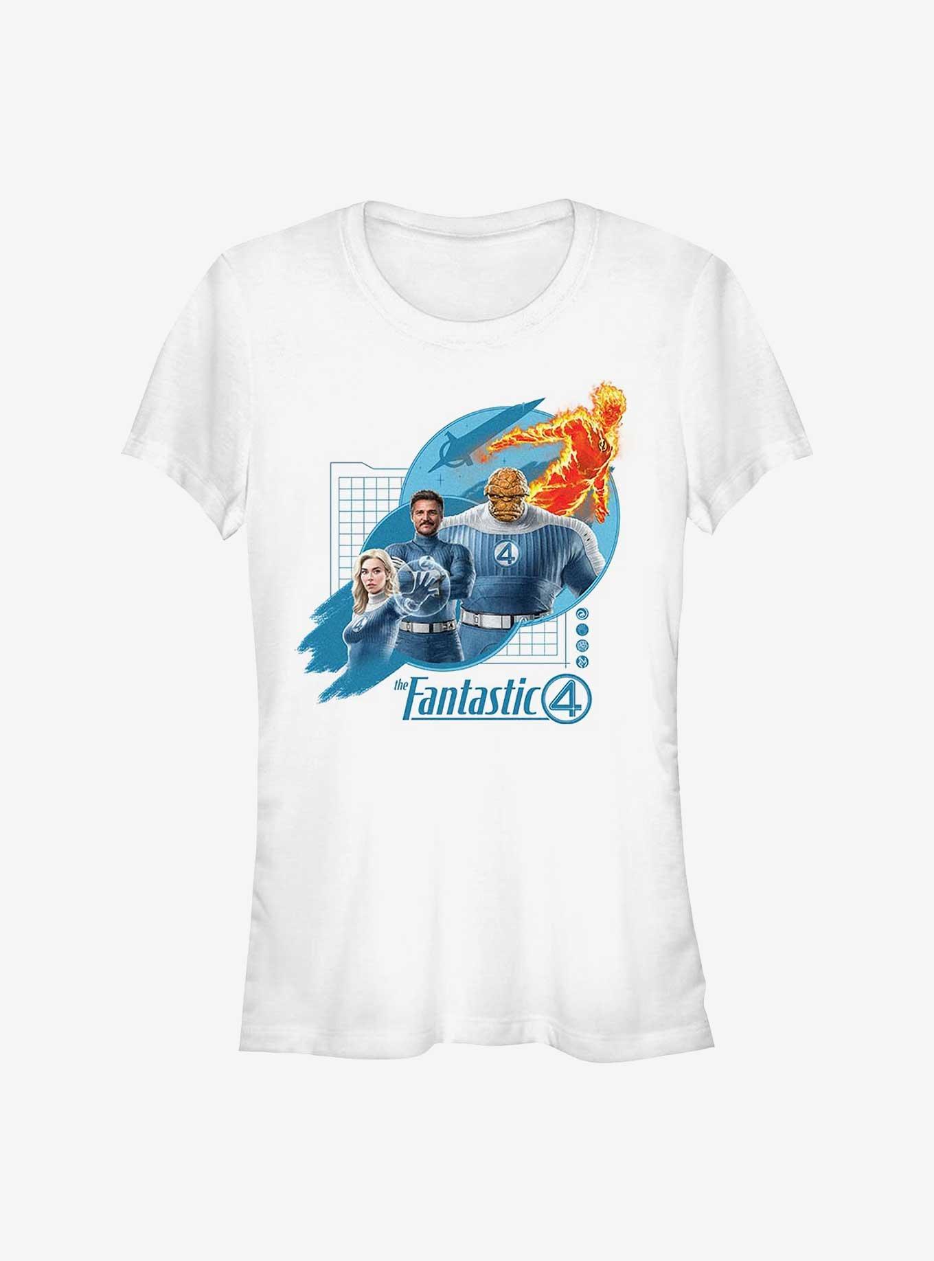 Marvel The Fantastic Four: First Steps Team Girls T-Shirt, , hi-res