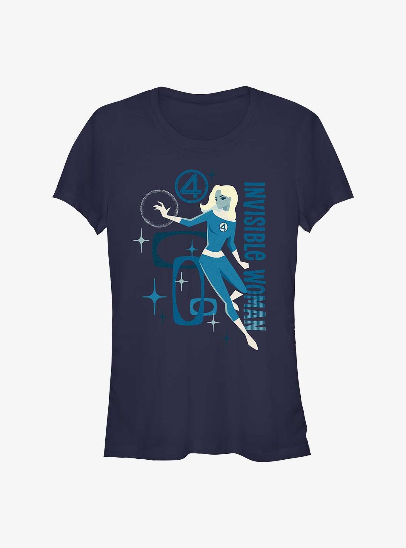 Marvel The Fantastic Four: First Steps Invisible Woman Vintage Girls T-Shirt, , hi-res