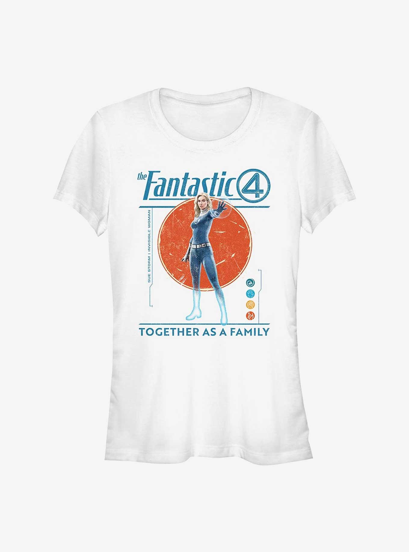 Marvel The Fantastic Four: First Steps Invisible Woman Pose Girls T-Shirt, , hi-res