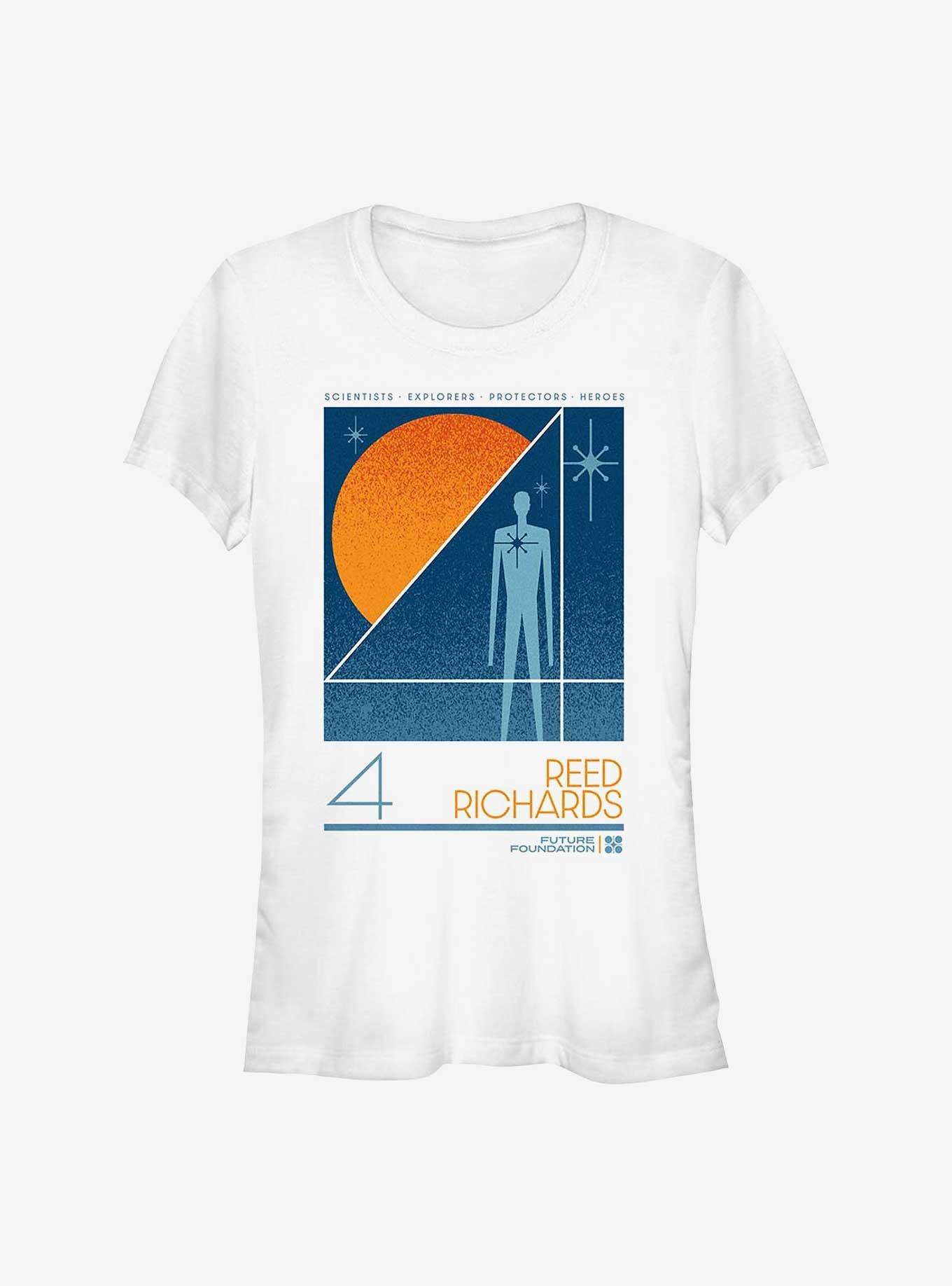 Marvel The Fantastic Four: First Steps Reed Richards Girls T-Shirt, WHITE, hi-res