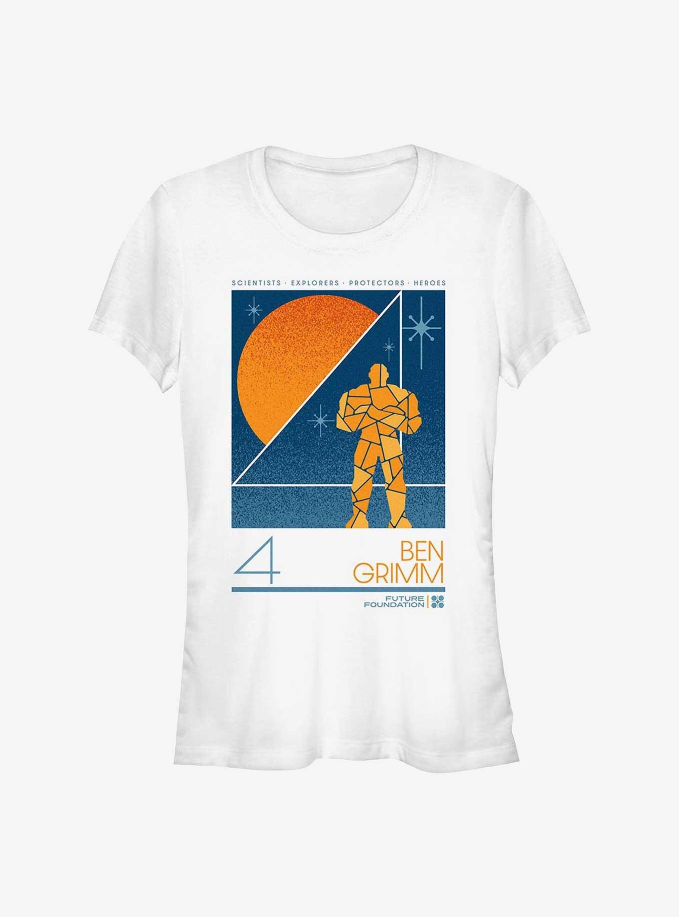 Marvel The Fantastic Four: First Steps Ben Grimm Girls T-Shirt, WHITE, hi-res