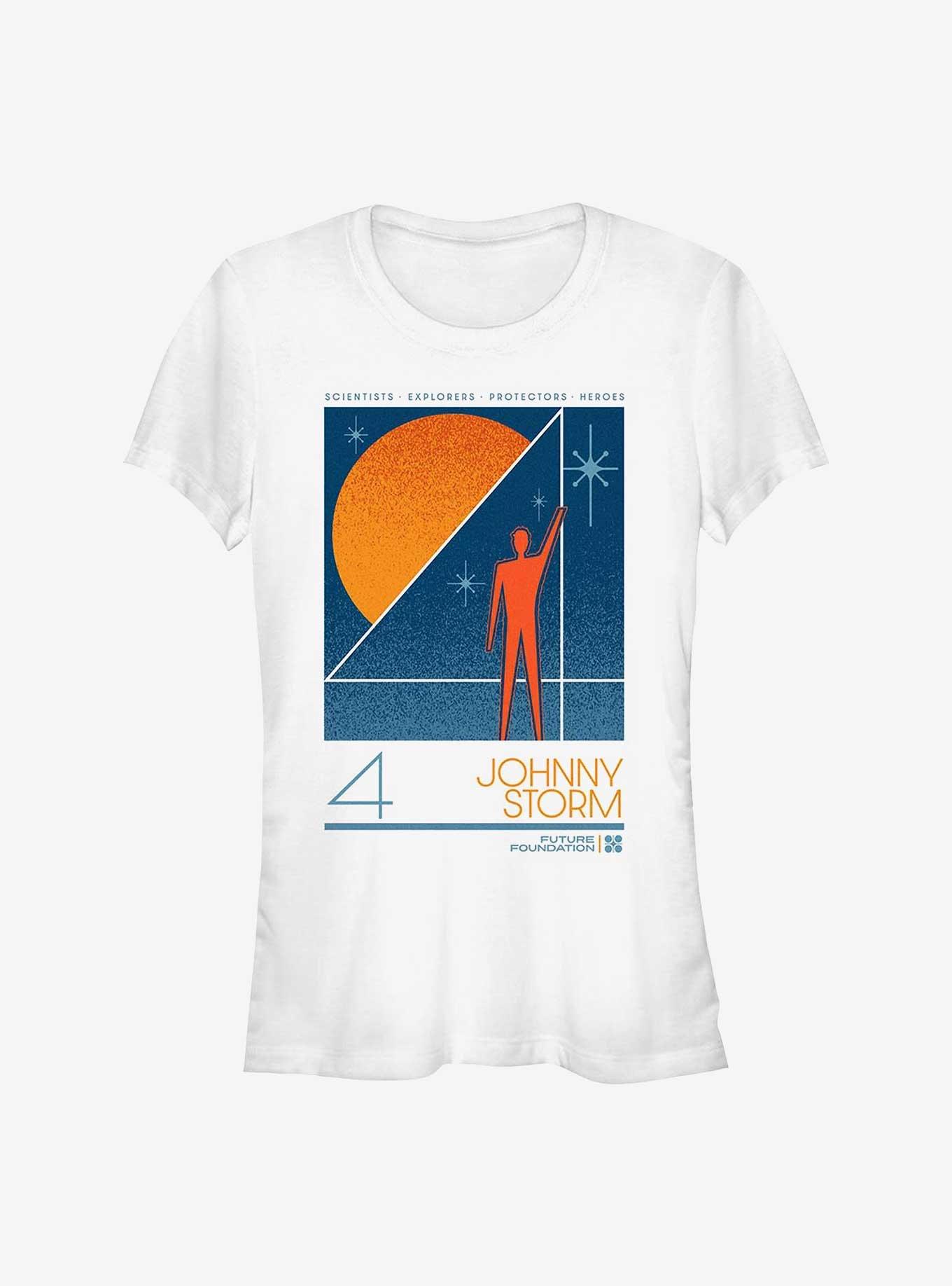 Marvel The Fantastic Four: First Steps Johnny Storm Girls T-Shirt
