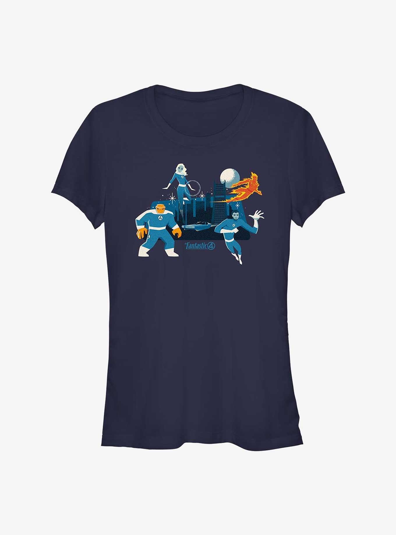 Marvel The Fantastic Four: First Steps Fantastic Four And City Girls T-Shirt, , hi-res
