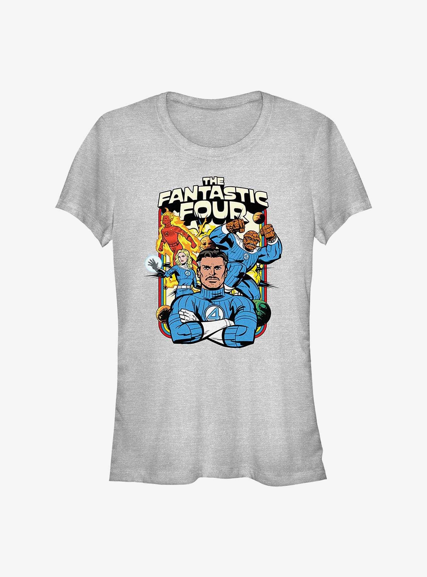Marvel The Fantastic Four: First Steps Fantastic Powers Girls T-Shirt, ATH HTR, hi-res