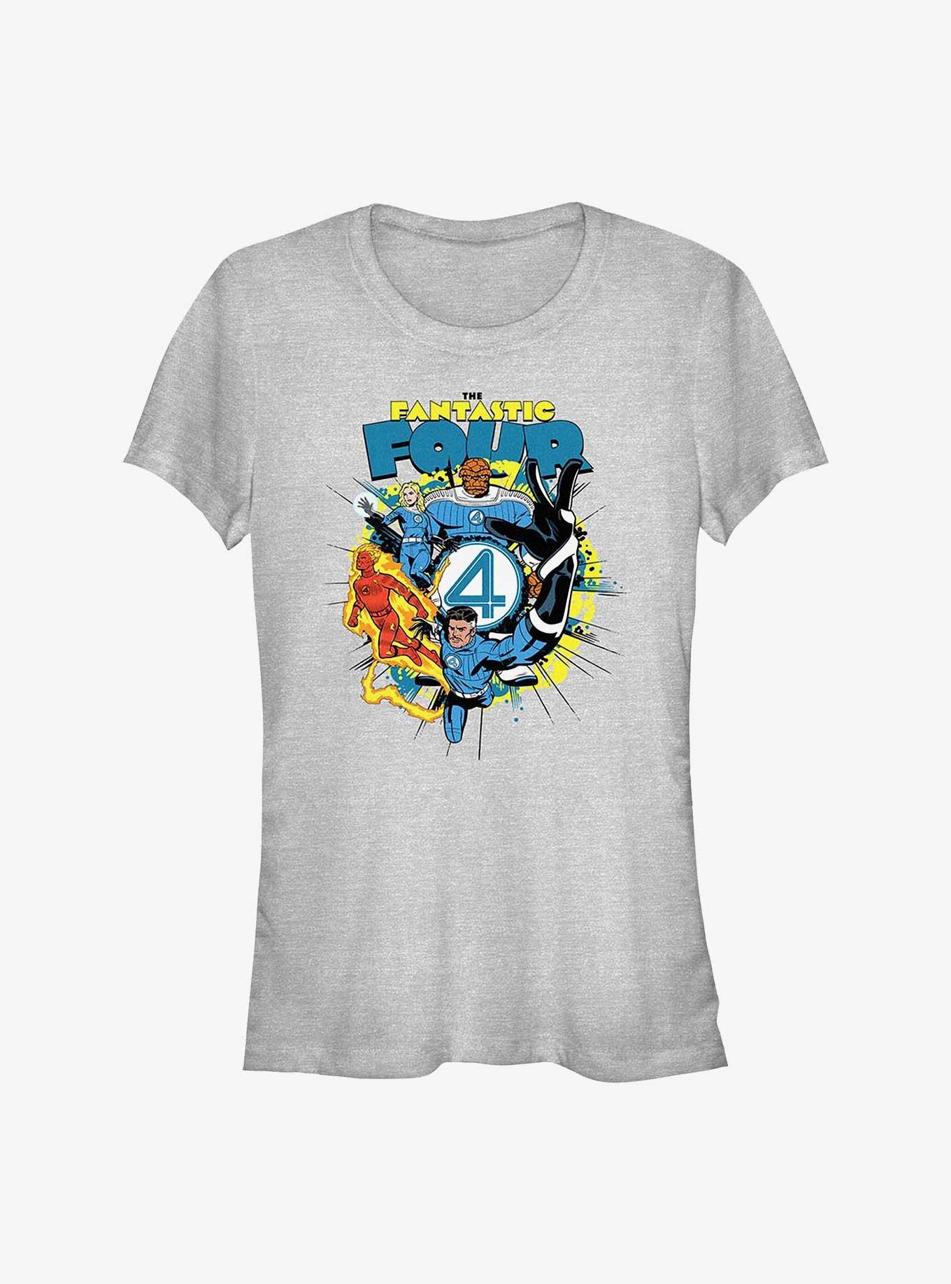 Marvel The Fantastic Four: First Steps The Fantastic Four Girls T-Shirt, ATH HTR, hi-res