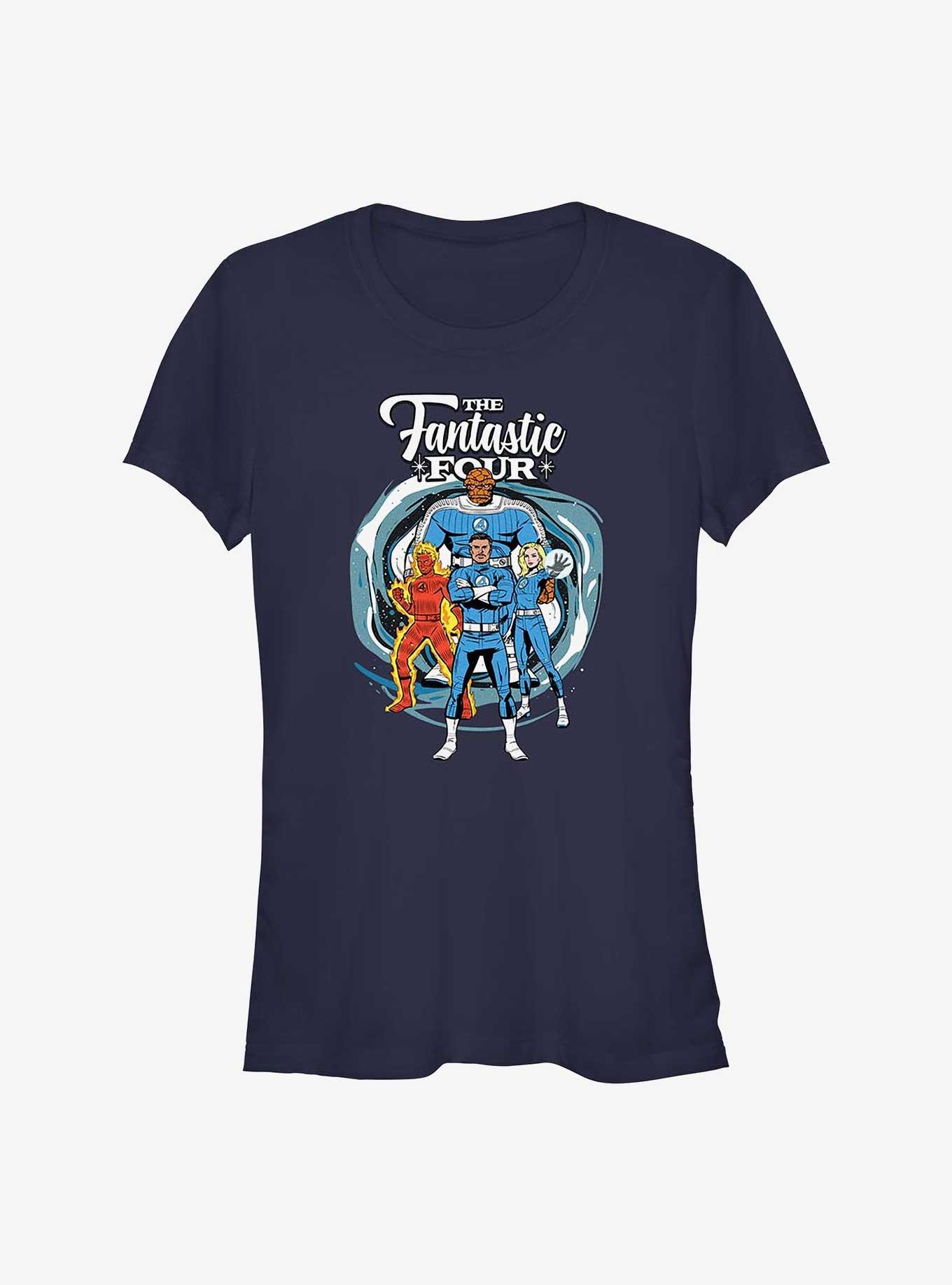 Marvel The Fantastic Four: First Steps All Power Girls T-Shirt, NAVY, hi-res