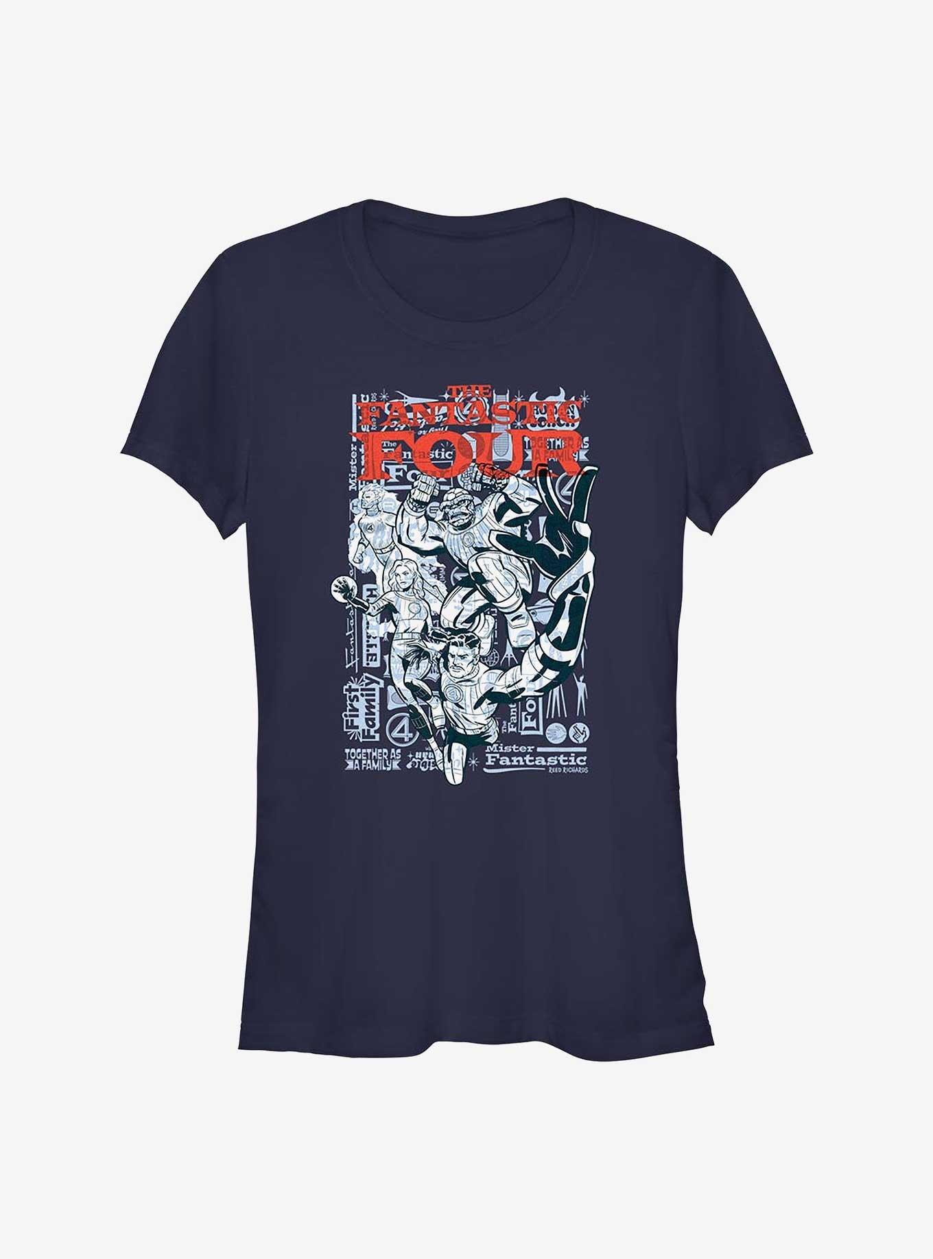 Marvel The Fantastic Four: First Steps Together As A Family Girls T-Shirt, , hi-res