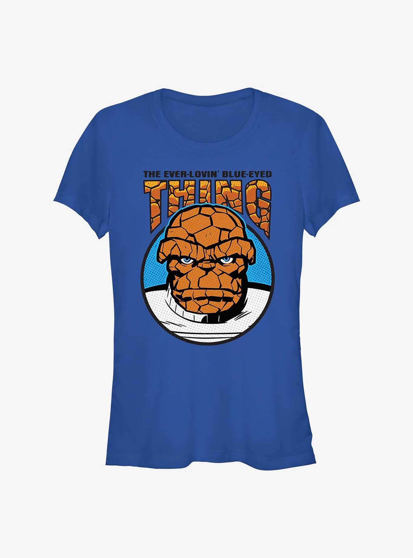 Marvel The Fantastic Four: First Steps Thing Girls T-Shirt, ROYAL, hi-res