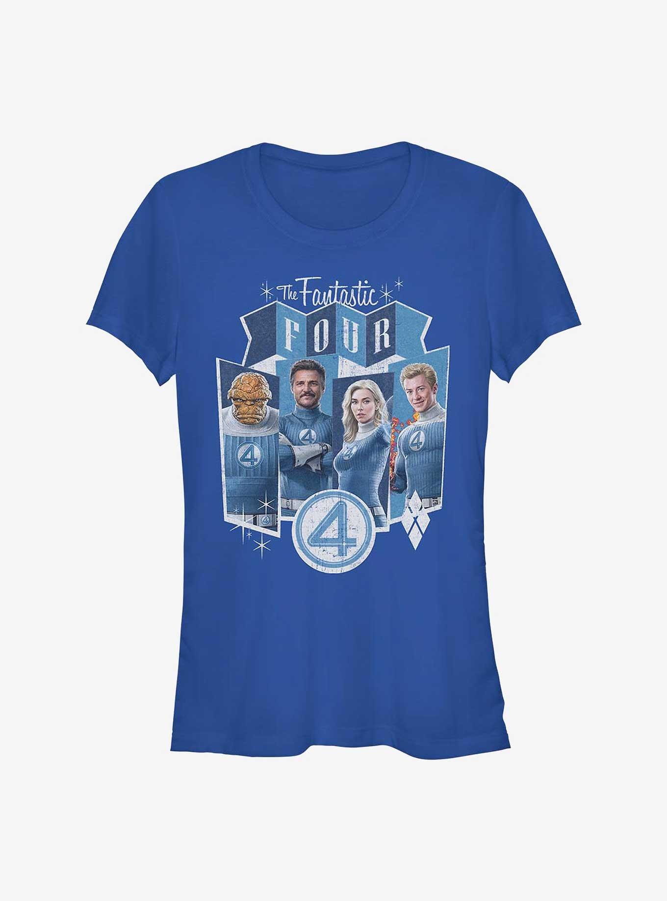 Marvel The Fantastic Four: First Steps Heroes Panels Girls T-Shirt