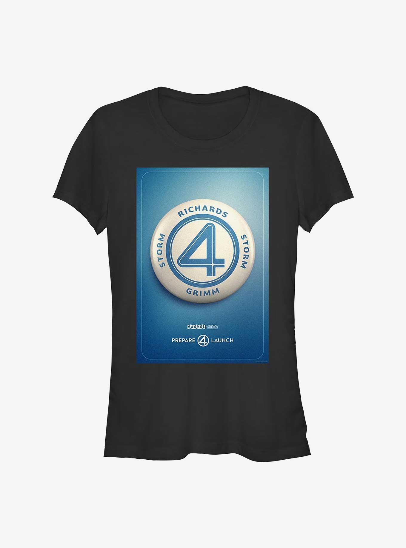 Marvel The Fantastic Four: First Steps Prepare 4 Launch Girls T-Shirt, , hi-res